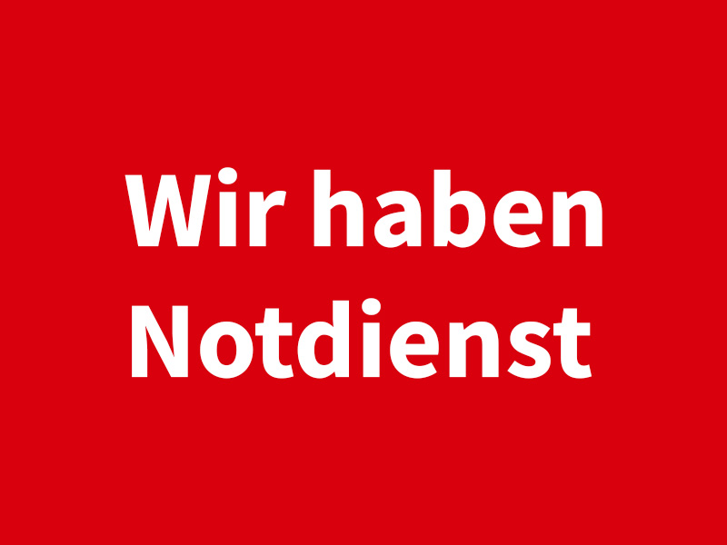 Für Sie da. Notdienst in der Witzleben Apotheke 26