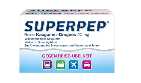 Superpep® Reise
Kaugummis in Ihrer Witzleben Apotheke Berlin