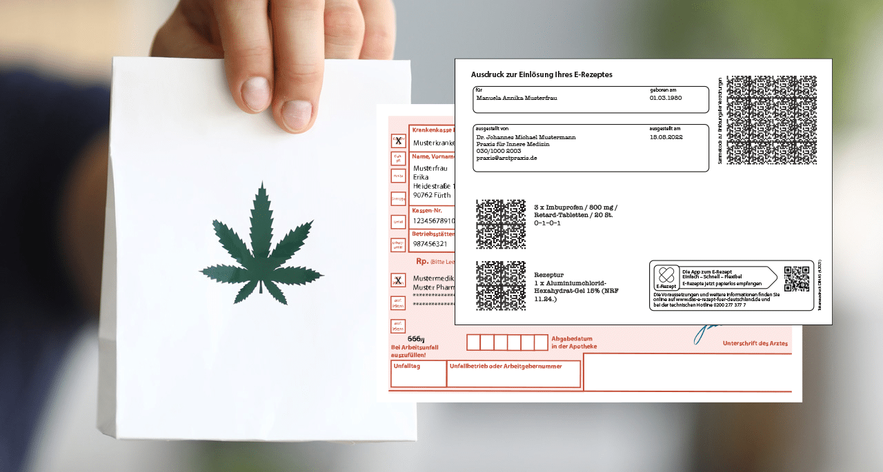 Rezept für medizinisches Cannabis
