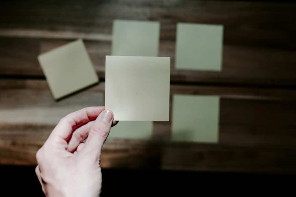 Alzheimer Demenz leere Blätter ohne Erinnerungen